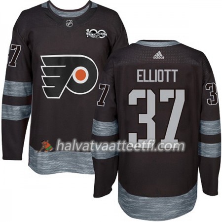 Miesten NHL Philadelphia Flyers Pelipaita Brian Elliott 37 1917-2017 100th Anniversary Adidas Musta Authentic Miesten NHL Philadelphia Flyers Pelipaita Brian Elliott 37 1917-2017 100th Anniversary Adidas Musta Authentic